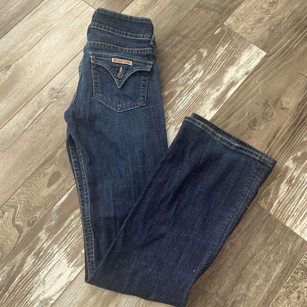 COPY - Hudson boot cut mid rise jeans great condition size 27